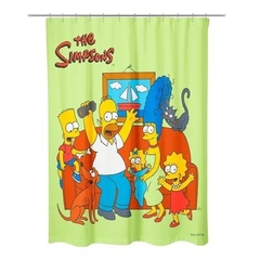 Cortina de baño teflón Simpsons