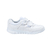 Zapatillas Colegial Doble Abrojo Blanco Plumitas (38742)