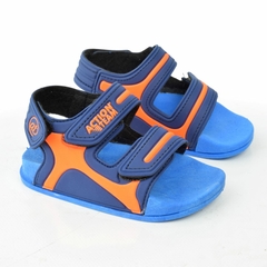 Sandalias Kids Azul Naranja Action Team (001631) - tienda online