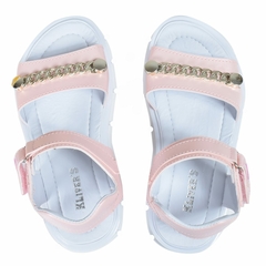 Sandalias Abrojo Cadena Rosa Kids Klivers (01352) - AL COSTO CALZADO