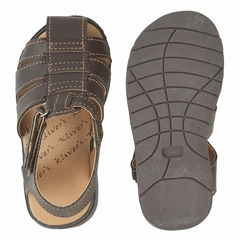 Sandalias Franciscanas Baby Chocolate Klivers (90002) - AL COSTO CALZADO