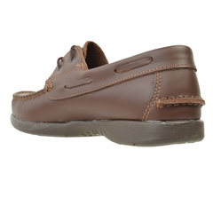 Zapatos Nauticos Cuero Cordon Marron Klivers (05004) en internet