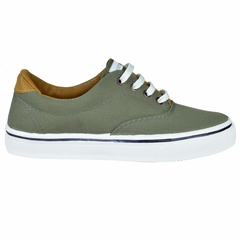 Panchas Nauticos con cordones Hombre Cemento Wembly (0803)