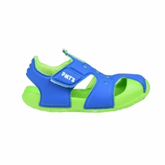 Sandalias Cerradas Azul-Verde Bebe Plumitas (38061) - tienda online