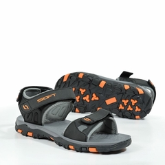 Sandalias Con Abrojo Negro Soft (23841) - tienda online