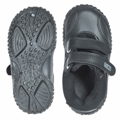 Zapatillas Colegiales Abrojo Negro Baby Plumitas (80031) - AL COSTO CALZADO
