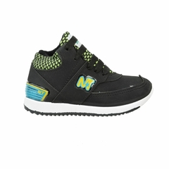 Zapatillas Botitas Negro Verde Kids Tilers (500722)