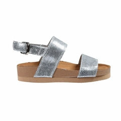 Sandalias Faja Plateada Kids Plumitas (35762) - comprar online