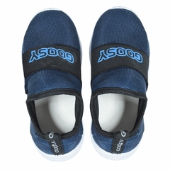 Zapatillas Elastizadas Kids Azul Goosy (24751) - AL COSTO CALZADO