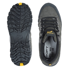 Zapatillas de Trekking Hombre Gris Soft (010031) - AL COSTO CALZADO