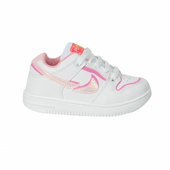 Zapatillas Deportivas Flop Blanco-Rosa Kids Pups (1676011)