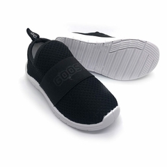 Zapatillas Elastizadas Kids Negro Goosy (24712) - AL COSTO CALZADO