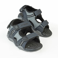 Imagen de Sandalias Abrojo Recife Kids Negro Gris Atomik (6878410)