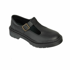 Guillerminas Colegial Cuero Negro Kids Klivers (0200) - comprar online