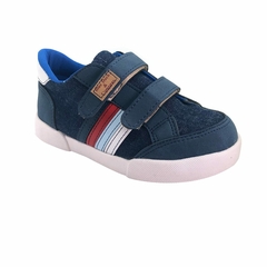 Zapatillas Urbanas Niños Abrojo Lona Azul Blue Duck (18372) - comprar online