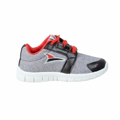 Zapatillas Urbanas Tejidas Plata Kids Tridy (76431)