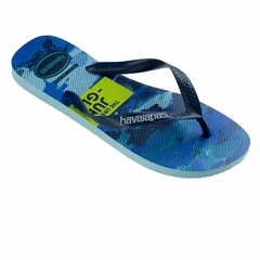 Ojotas Top Camu Water Blue Havaianas (413983) - tienda online