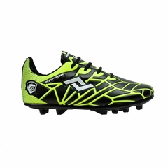 Botines De Futbol Tapones Negro-Fluo Raptor (3141)