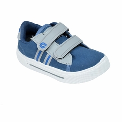 Zapatillas Denver Doble Abrojo Azul Baby Rave (8211) - comprar online
