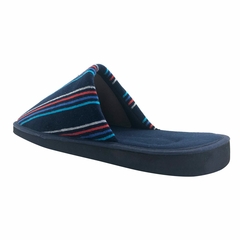 Pantuflas Rayas Multi Azul Hombre Solanas (1711) en internet