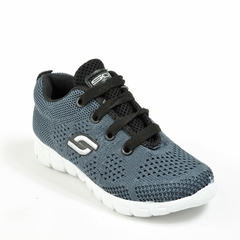 Zapatillas Deportivas Tejida Azul Kids Soft (39702) - tienda online