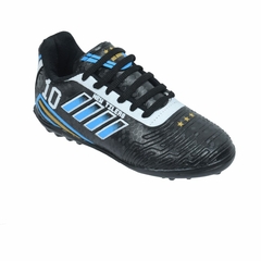 Botines De Futbol Argentina Negro New Tilers (95031) - AL COSTO CALZADO