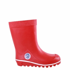 Botas De Lluvia Niños Rojo Damalu (5004)