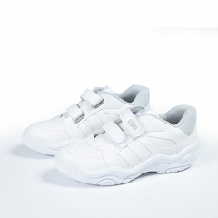 Zapatillas Colegiales Abrojo Blanco Kids Plumitas (207621) - tienda online