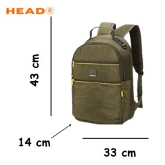 Mochila Verde Militar 17P Head (218992) - AL COSTO CALZADO