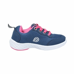 Zapatillas Deportivas Mesh Kids Azul-Fucsia Rave (6011)