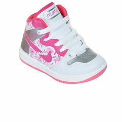 Zapatillas Botitas Pipa Kids Blanco-Rosa Pups (1674521)