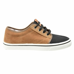 Zapatillas Urbanas Gamuza Camel Hombre Fleximar (15843)