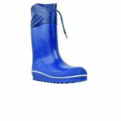 Botas De Lluvia Con Cuello Niños Azul Damalu (5011) - AL COSTO CALZADO