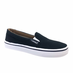 Panchas Nauticas Elastico Hombre Negro Wembly (0901) - comprar online