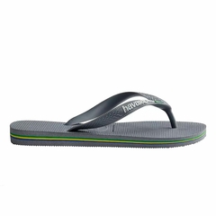 Ojotas Brasil Logo Acero-Gris Havaianas (08505) - AL COSTO CALZADO