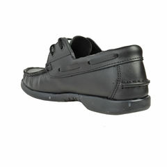 Zapatos Cuero Nauticos Colegial Negro Klivers (50011) en internet