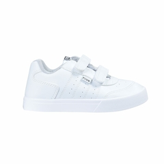 Zapatilla Colegial Havana Doble Abrojo Blanco Rave (5712)