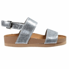 Sandalias Faja Plateada Dama Plumitas (357621) - comprar online