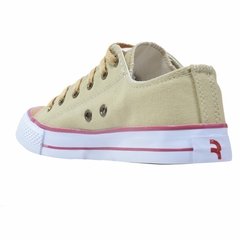 Zapatillas Urbanas Lona Puntera Beige Flecha (22314) en internet