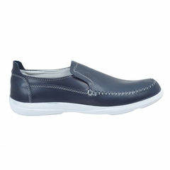 Zapatos Nauticos Hombre Azul Suela Blanca Osvher (20412) - comprar online