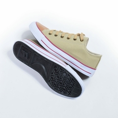 Zapatillas Urbanas Lona Puntera Beige Flecha (22314) - tienda online