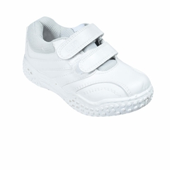 Zapatillas Colegiales Abrojo Blanco Baby Plumitas (80032) - comprar online