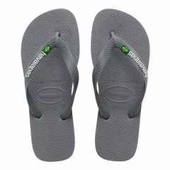 Ojotas Brasil Logo Acero-Gris Havaianas (08505)