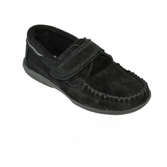 Zapatos Nauticos Gamuza Abrojo Negro Baby Klivers (71011) - comprar online