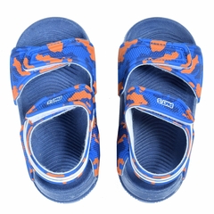 Sandalias Acuaticas Goma Camu Azul Baby Plumitas (38053) - AL COSTO CALZADO