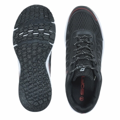 Zapatillas Deportivas Negro-Rojo Soft (24381) - AL COSTO CALZADO