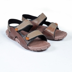 Sandalias con Abrojo Chocolate Hombre Action Team (1152) - AL COSTO CALZADO