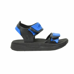 Sandalias Doble Abrojo Negro-Azul Rave (30301) - comprar online