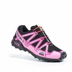 Zapatillas Trekking Negro/Fucsia Blink (6814) - tienda online