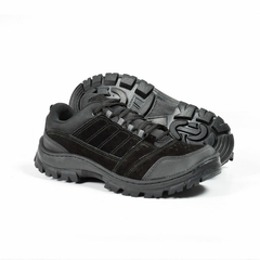 Zapatillas Trekking Rizzo Hombre Gamuza Negro Gaelle (3971) - tienda online